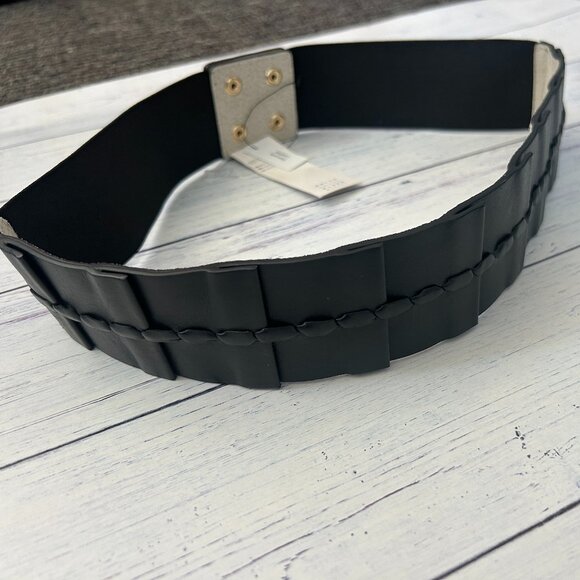 White House Black Market Black Belt - Picture 1 of 2